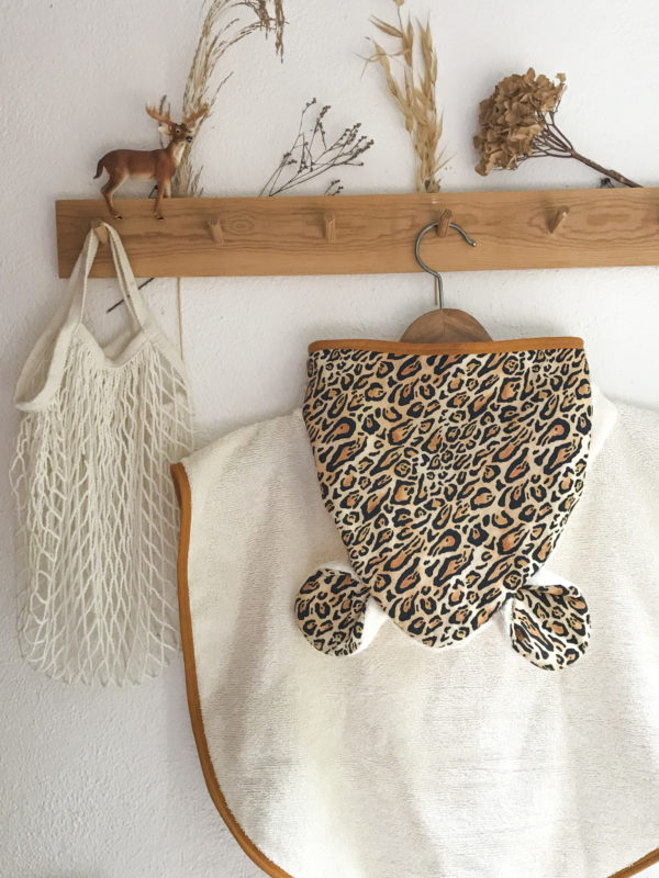 PONCHO DE BAIN "SAFARI" - GRAOUU leopard